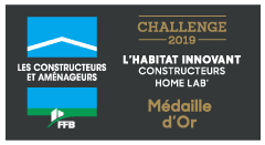 Concept YRYS médaille d'or du Challenge 2019, l'Habitat innovant, constructeurs Home LAB'