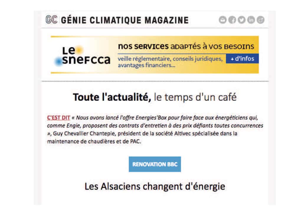 Génie Climatique magazine