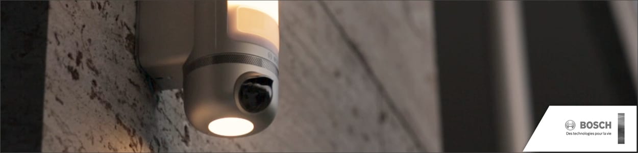 Newsletter YRYS sécurité - Bosch caméra extérieur